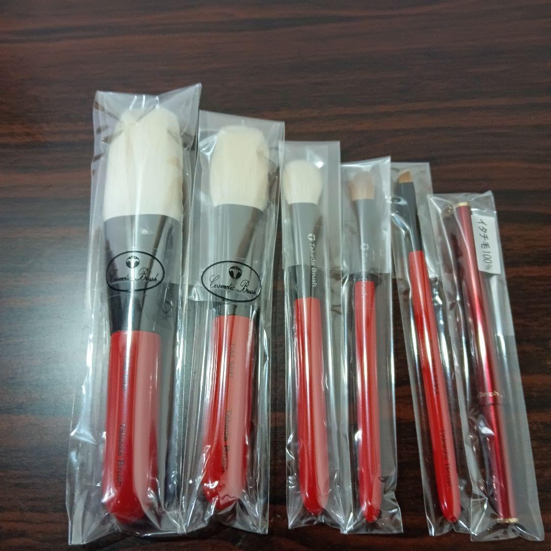 10-10 竹田ブラシ 熊野筆 椿シリーズ 他6本セット 竹田ブラシ 有限会社