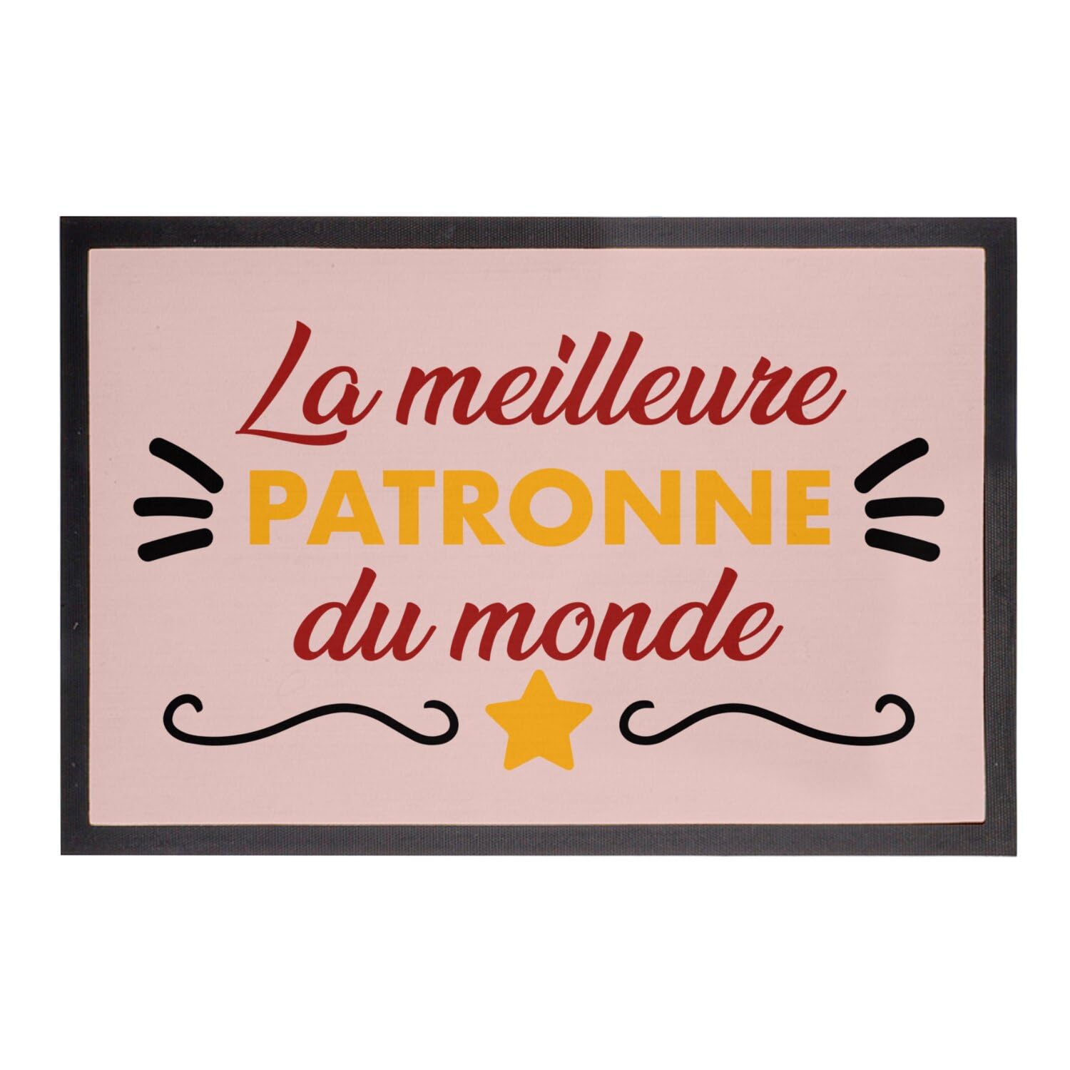 Paillasson rose au bureau : égayez l'entrée de votre entreprise entre collègues
