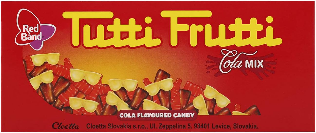 Cloetta Red Band Tutti Frutti Cola Mix Candy, 18 gm (Pack of 30)