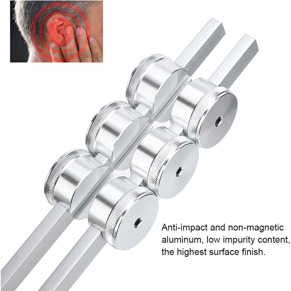 32 Hz Stimmgabel Aus Aluminium – Für Entspannung, Meditation & Yogastellungen, Inkl. Hammer & Tasche