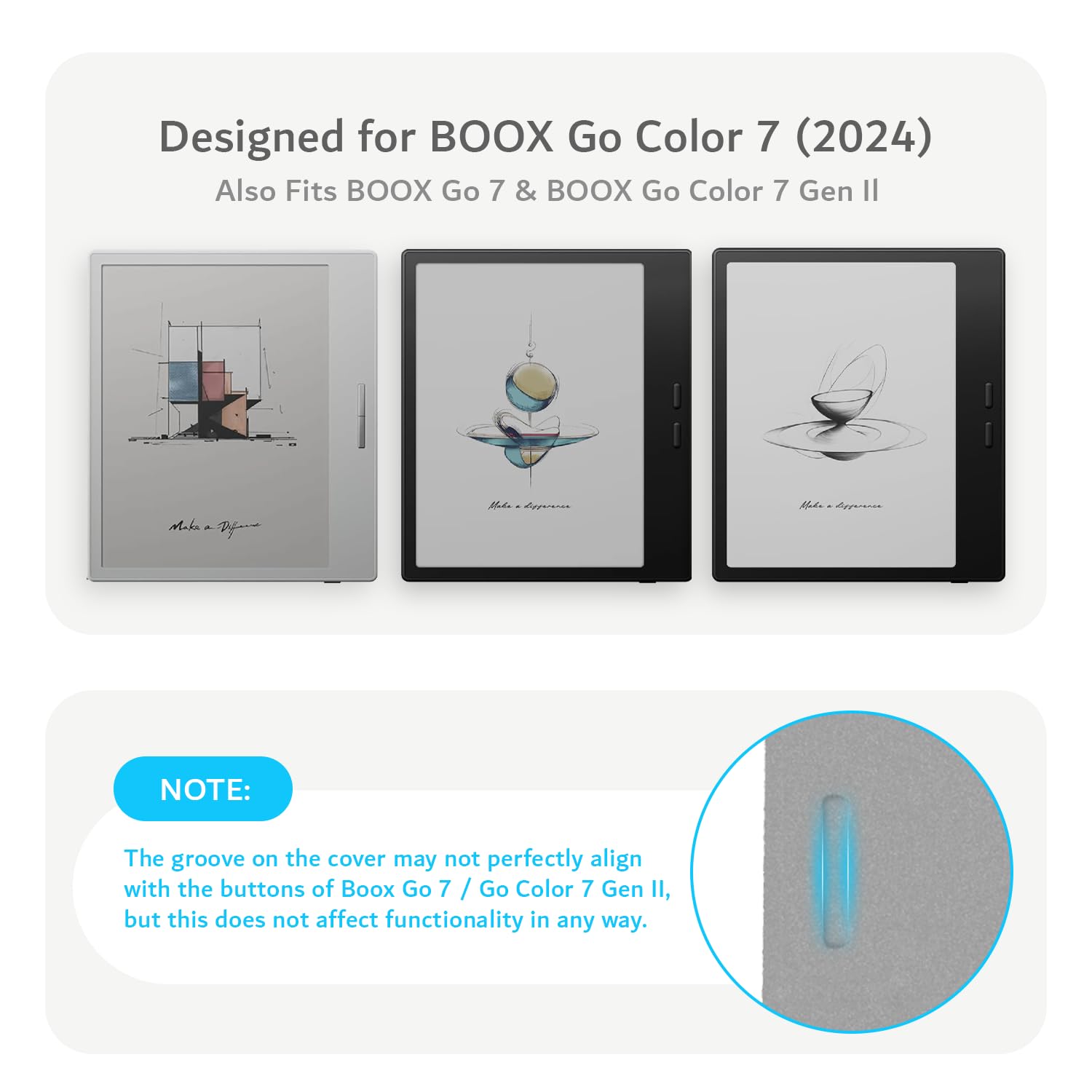 BOOX Go Color 7 Gen2 /TUDIAケース付き Amazon.com: TUDIA SKN FLIP Designed for Onyx Boox Go 7 / Go Color