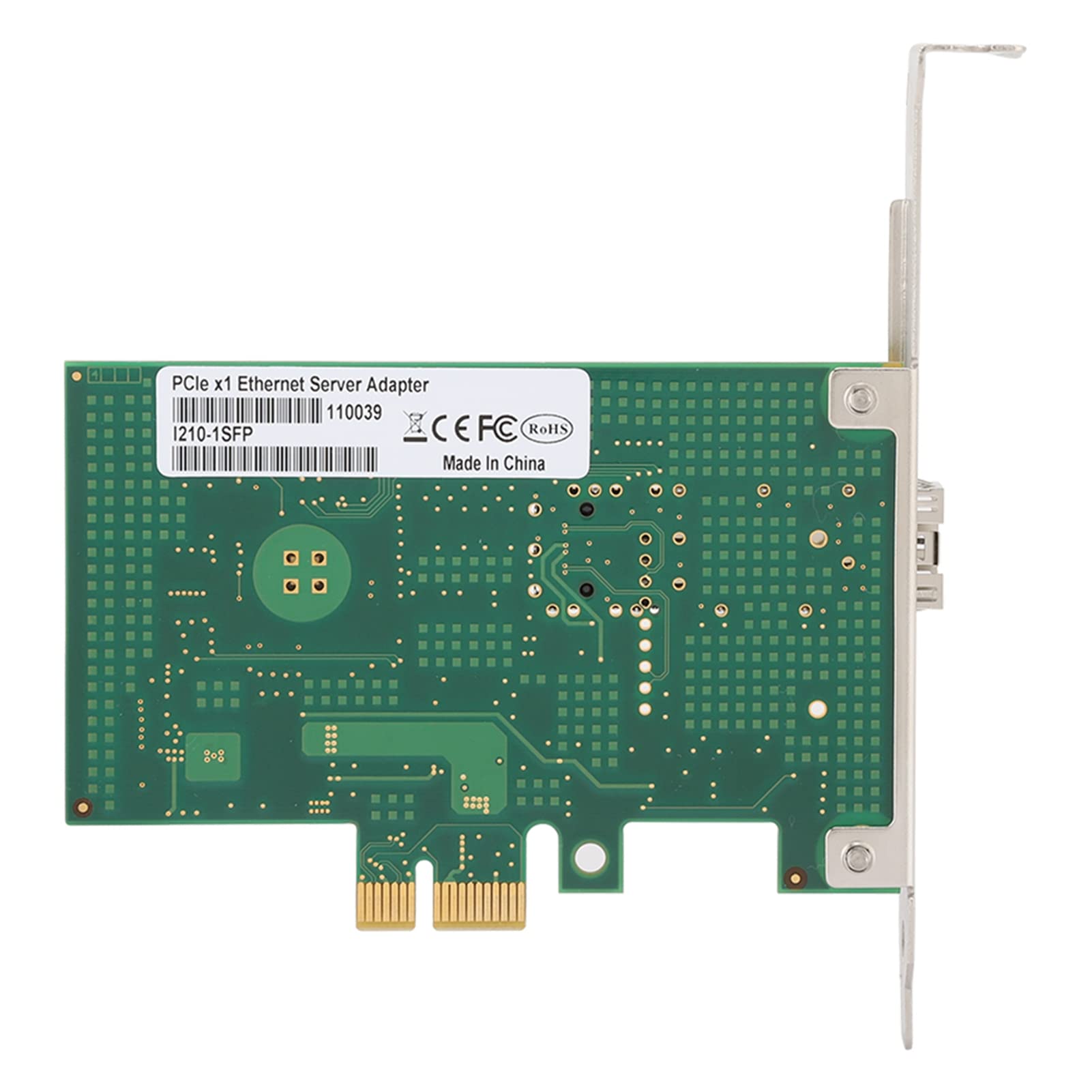 Bewinner Carte Réseau 10/100/1000bps, Carte Réseau Ethernet Gigabit Fibre Optique, PCI-Express 2.1, Adaptateur Réseau Gigabit Ethernet, Carte Réseau Fil Serveur/Bureau Général