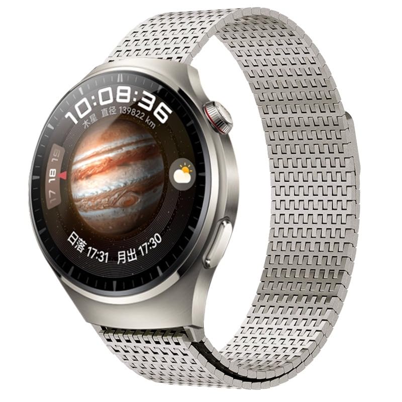 Bracelet milanaise 22mm magnétique en métal pour passer du bureau aux sorties citadines