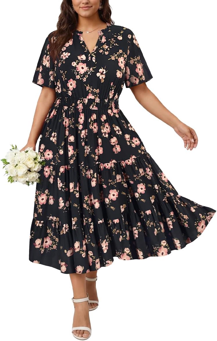 RITERA Plus Size Dresses