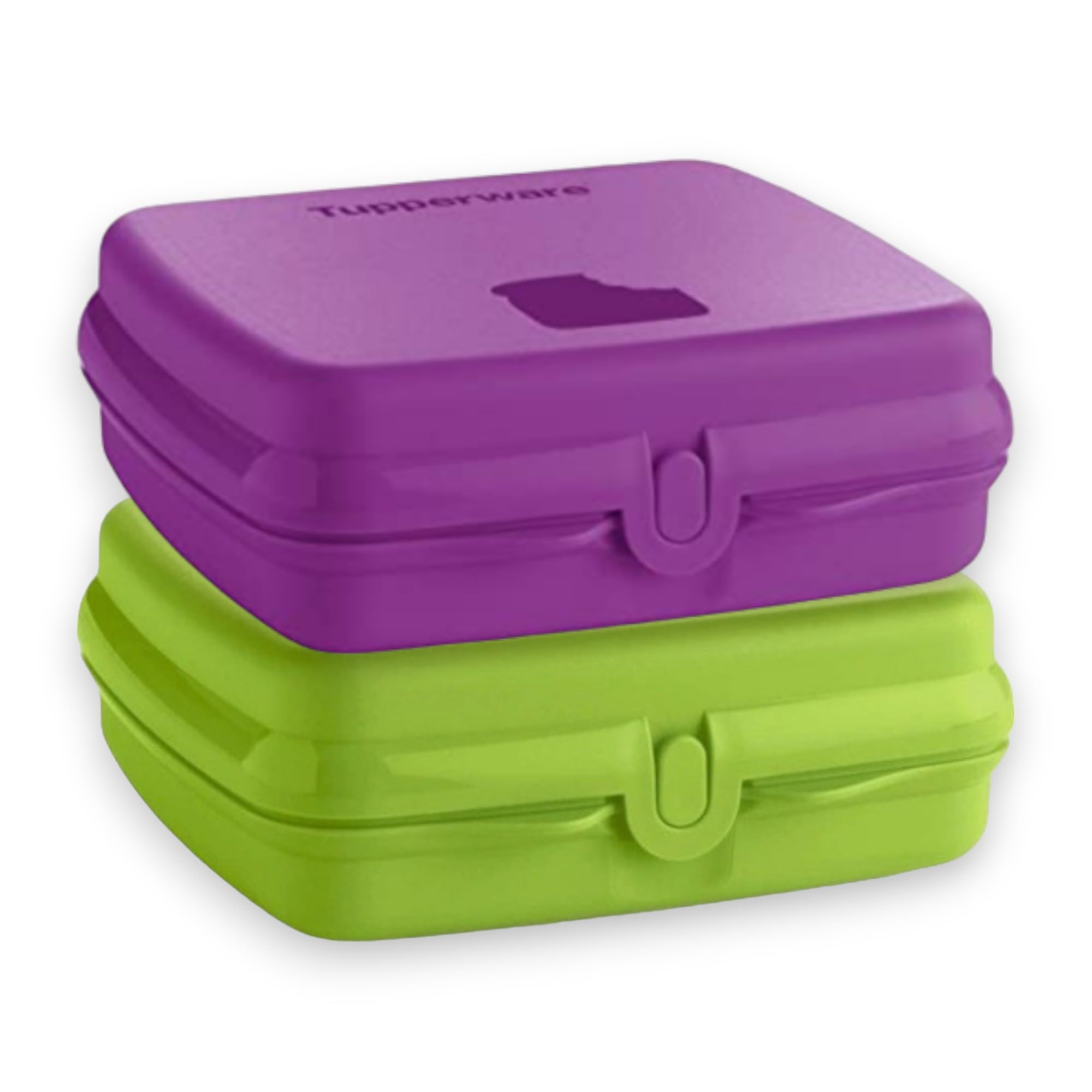 Tupperware Sandwich Keeper Set in Purple and Green : Amazon.in