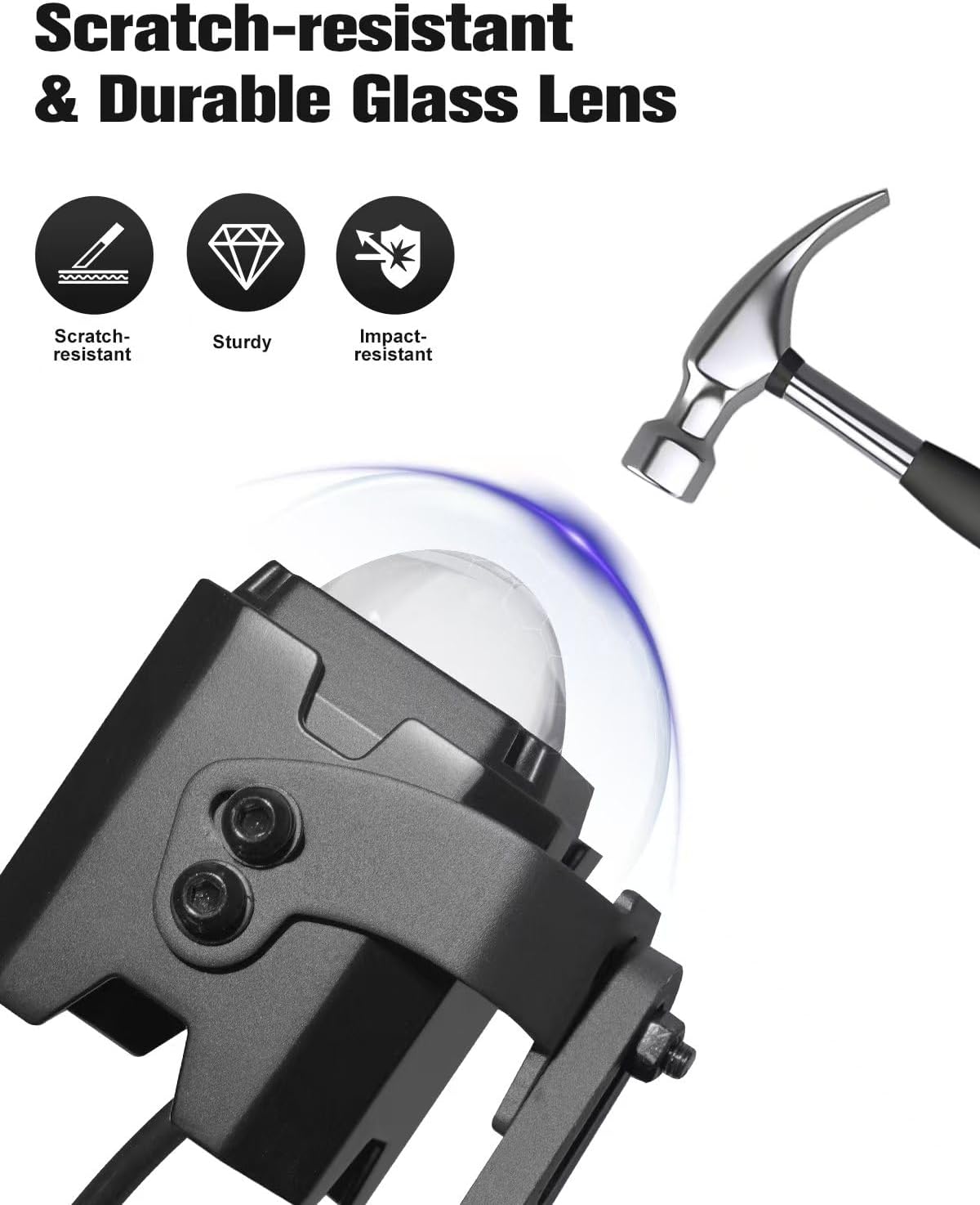 Whipless LED Laser Whip Lights with Mounts Fits 1.5''-2'' Roll Cage, Multi-Color Alien Lights with Switch & Remote for SXS, Compatible with Polaris RZR Can-Am Maverick X3 CFMOTO Kawasaki