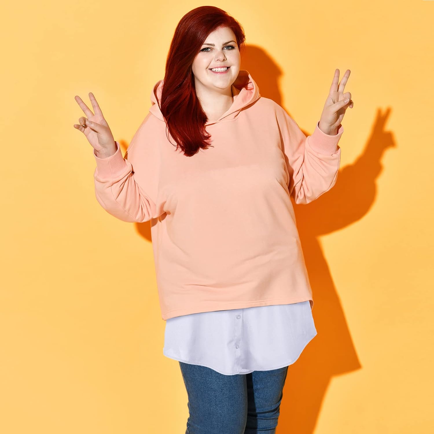 Syhood 2 Pieces Shirt Extenders for Women Shirt Half Length Mini Skirt Adjustable Layered Fake Top Lower Sweep for Women - Image 7