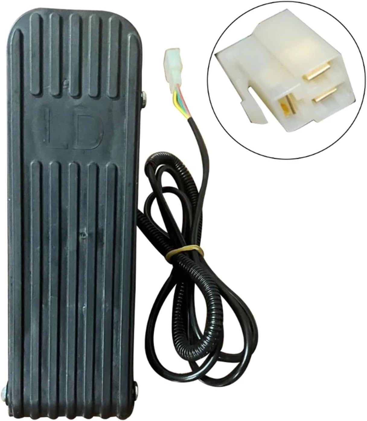 2025 New ATV Pedal Electric Motorcycles Brake Pedal Black ABS ATV Throttle Speed Control(Without Plugins)