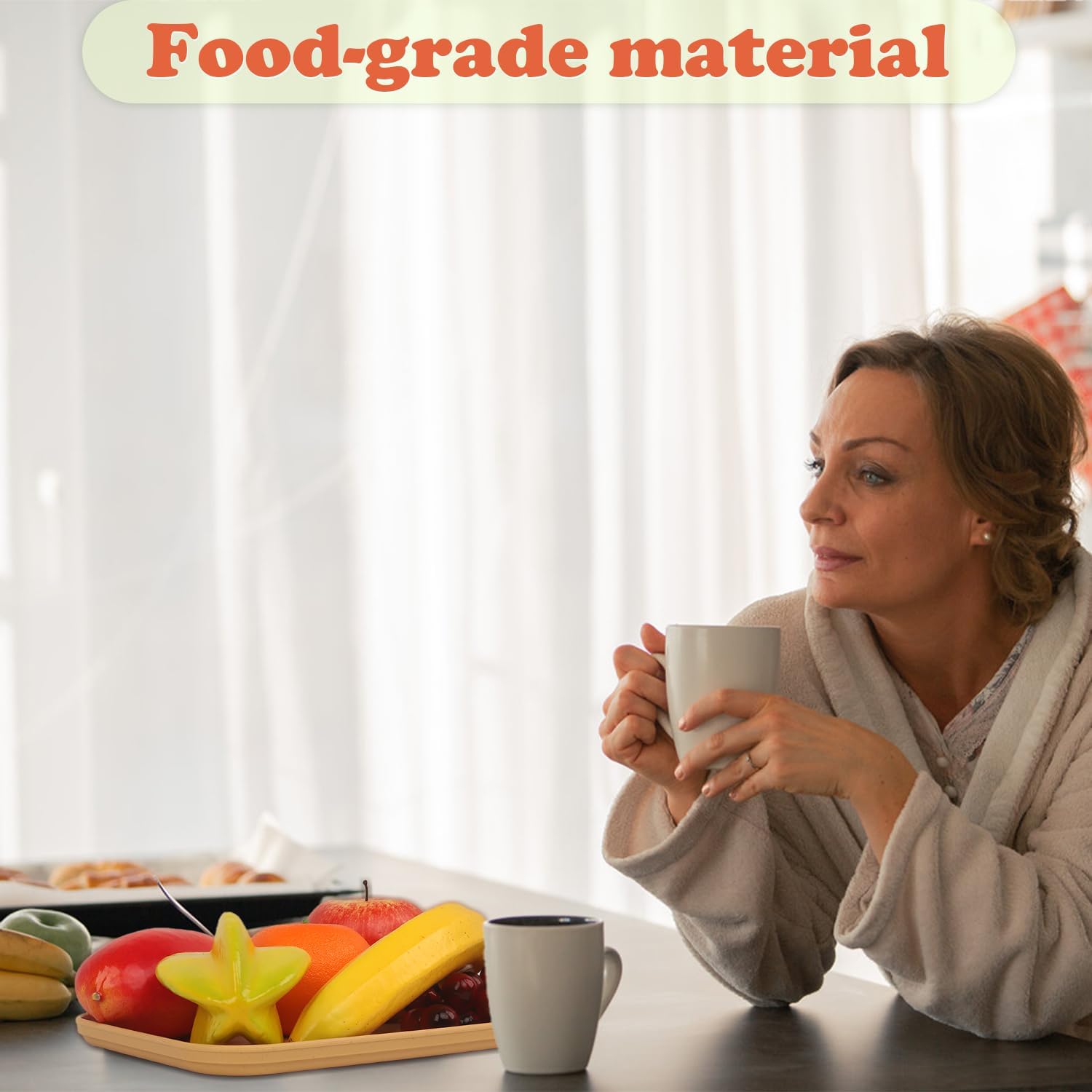 Plastic Art Trays, 10-Pack Large Stackable Activity Crafts Organizer Serving Jewelry Tray for DIY Projects, Painting, Beads, Organizing Supply (12.2 x 8.9 Inches) - Image 5