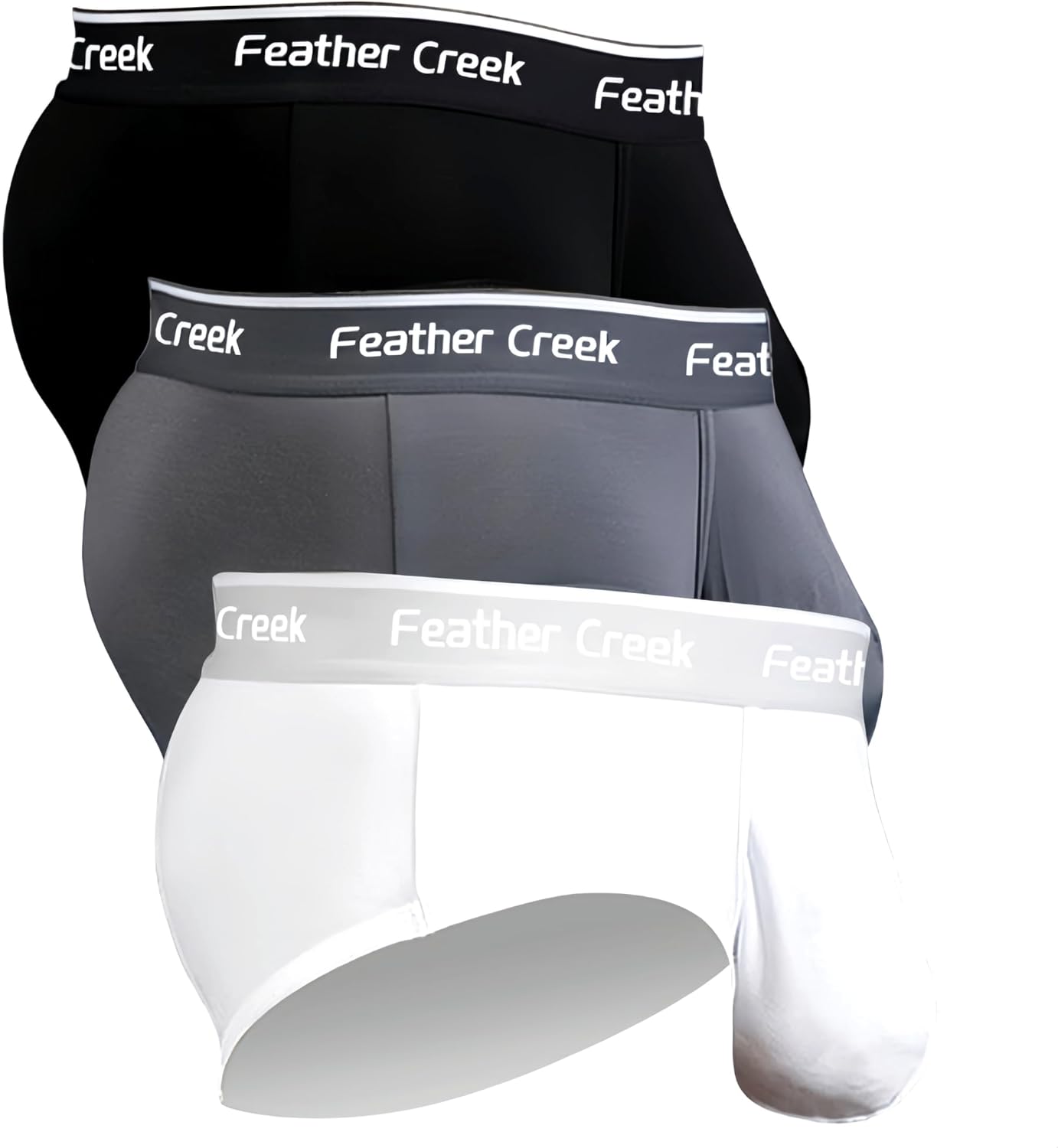 Mens Pouch Underwear Men's Separate Big Pouch Comfy Briefs Comfy Mid-Rise Pouch Bikini Brief Boxer Briefs