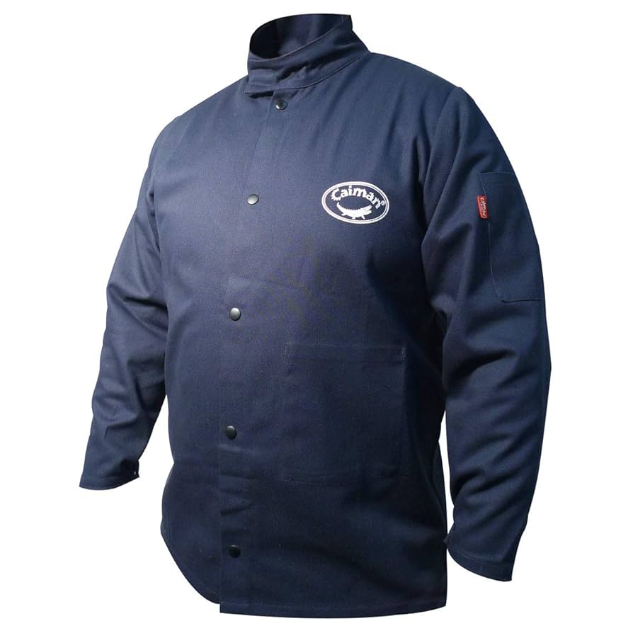 Caiman Flame Resistant Welding Cotton Jacket, Cotton Twill