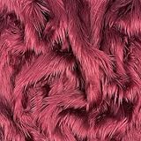 Barcelonetta | Faux Fur Fabric | Soft & Plush | Costume, Upholstery, Decoration, Sewing Material | Fluffy, Fuzzy | Shaggy, Long Pile (Burgundy, Half Yard)
