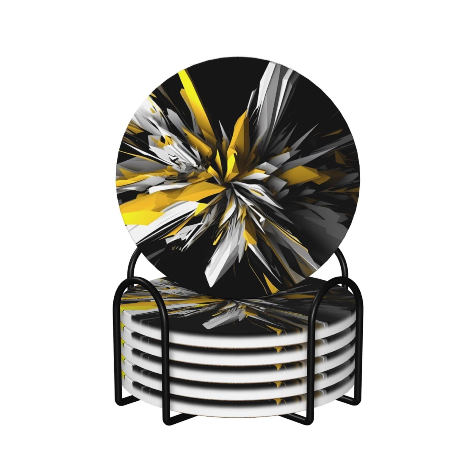 Dessous de verre en céramique cadeau mariage décoration d'intérieur