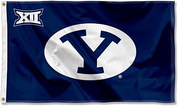 Brigham Young Cougars Big 12 Conference Large Grommet Banner Flag