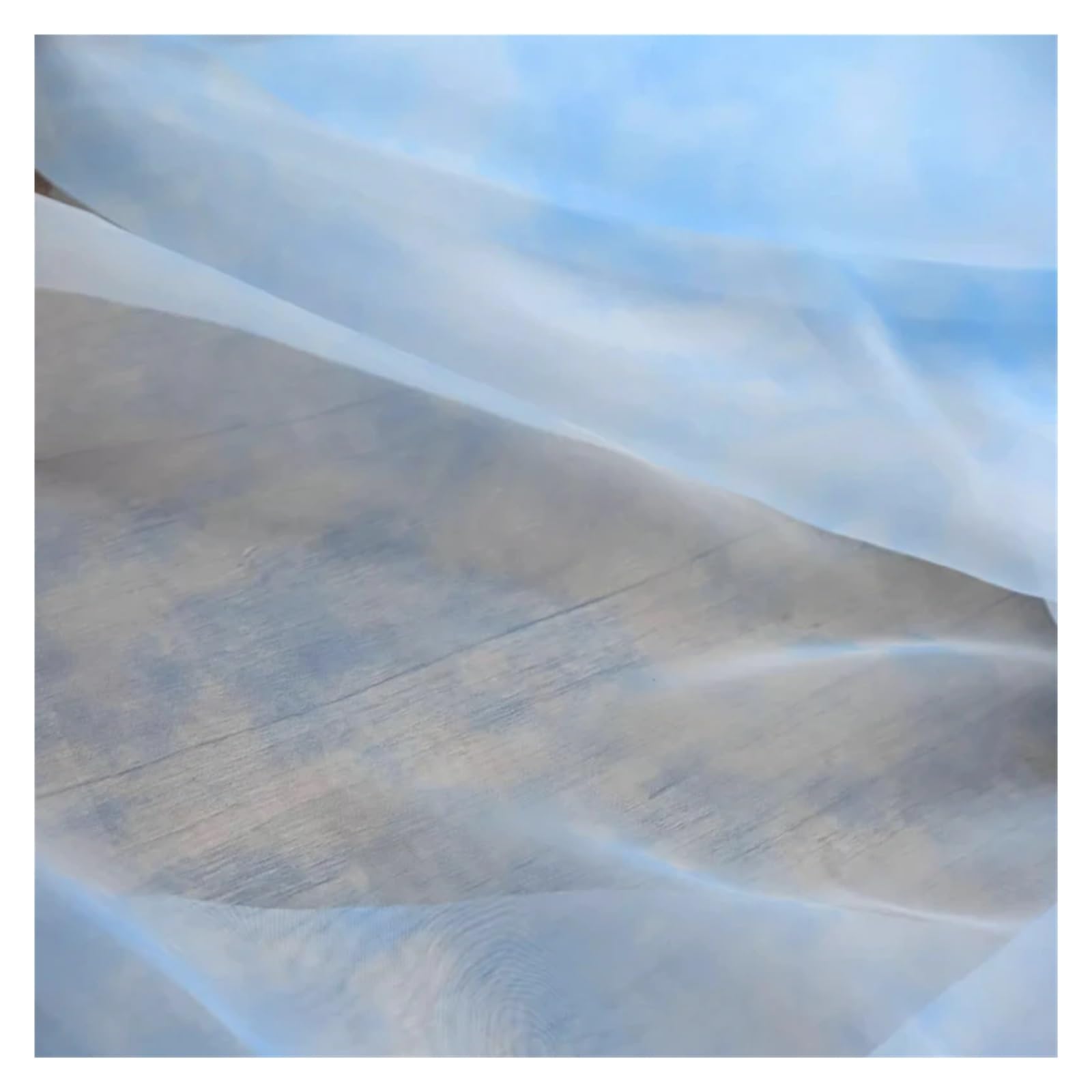 Tüllrolle Tüll Stoff weich schiere DIY Braut Hochzeit Handwerk liefert Material(Blue)