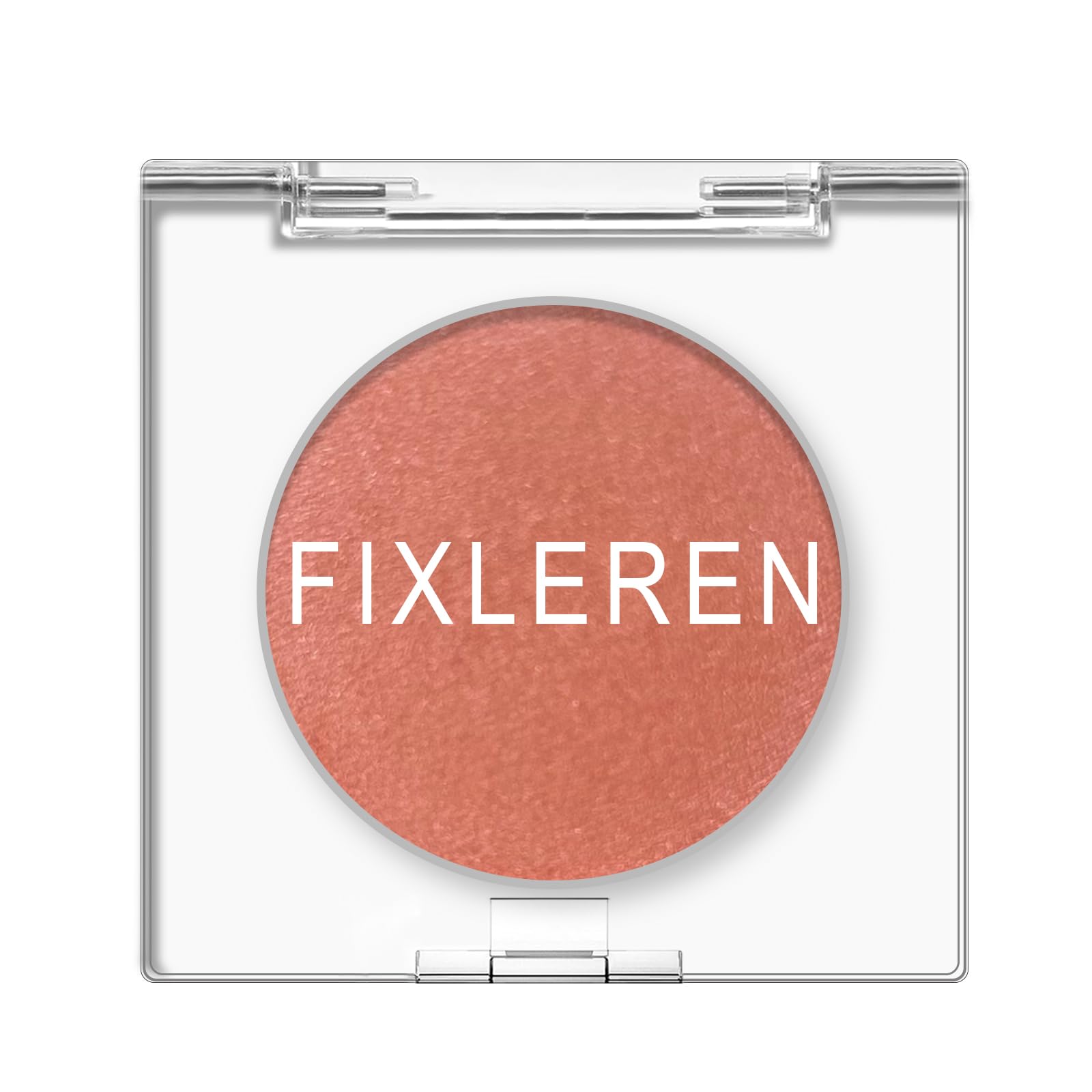 Fixleren Single Pale Orange Eyeshadow, Matte Eyeshadow, Metallic Long-Lasting Holographic Multichrome Eye Shadow