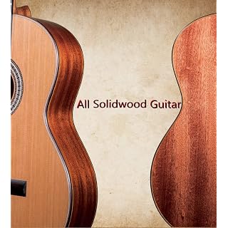 Tous Vrais Bois d’avila AC-800 Cordes de Nylon à la Main de Guitare Classique 100% Toutes Les Bois Massif Guitare… - Les Beatles, Paul McCartney, John Lennon, RIngo Starr, George Harrison Tous Vrais Bois d'avila AC-800 Cordes de Nylon à la Main de Guitare Classique 100% Toutes Les Bois Massif Guitare… – Image 2