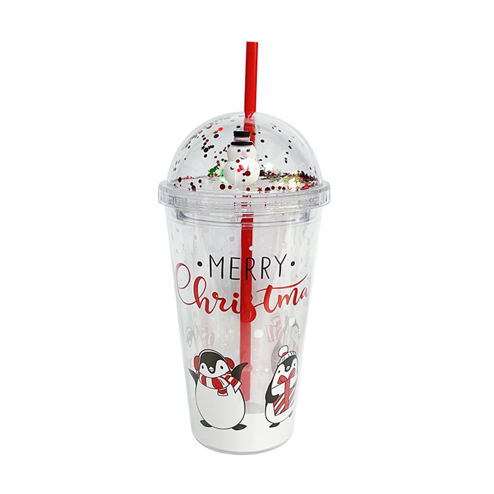 Buxuaaaa A Buxuaaa Water Cup Straw Cups 450Ml Drinking Cup With Lid Double Walled Glitter Drinking