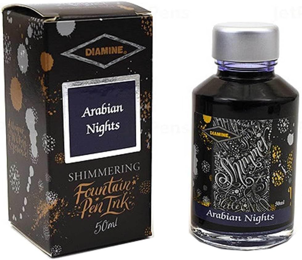 Diamine - Shimmering Fountain Pen Ink, Arabian Nights 50ml