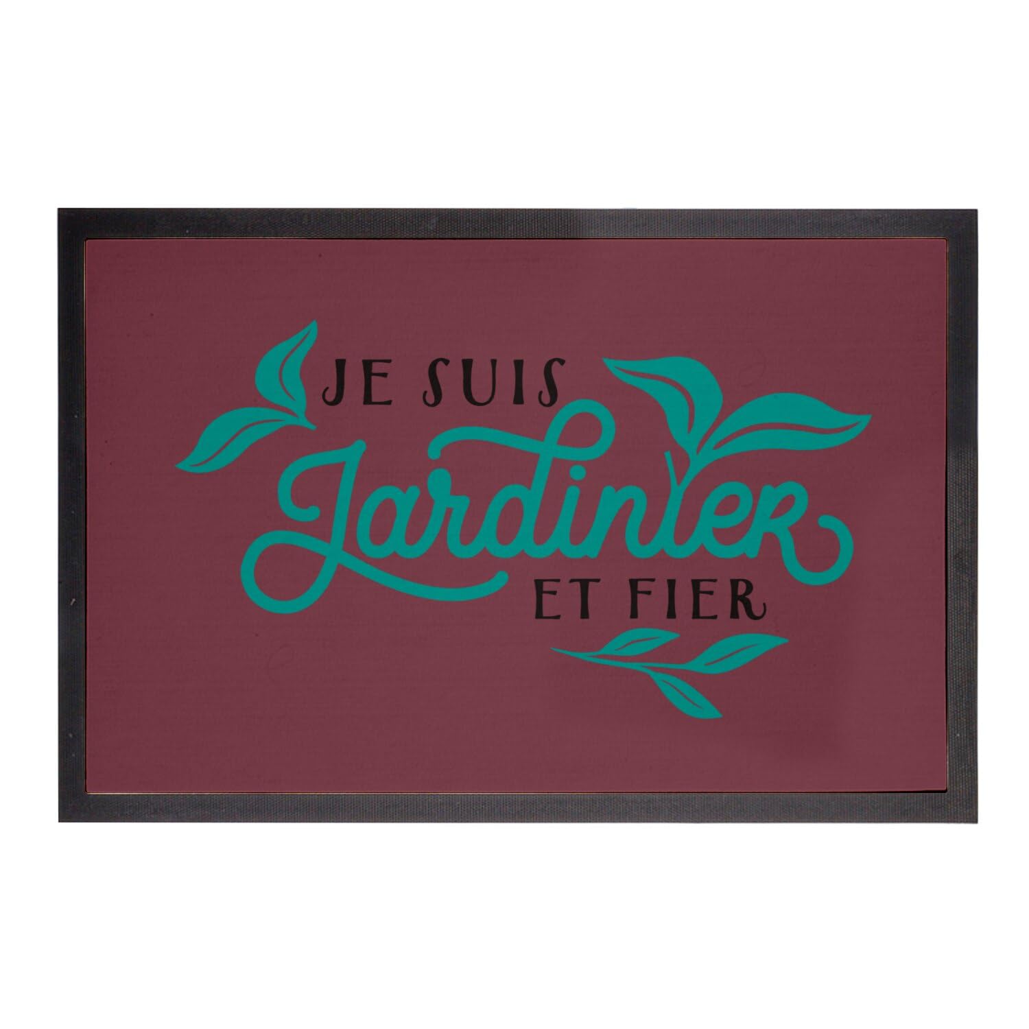 Paillasson Jardinier Rouge 60x40 cm pour Entrée et Jardin Potager