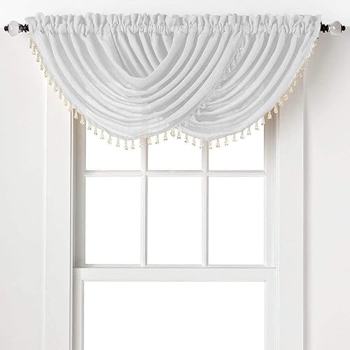 Waterfall Curtains Valance Amazon Com