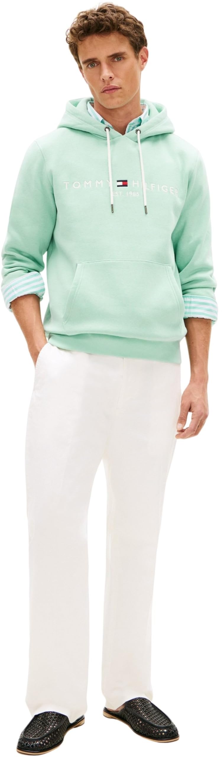 Tommy Hilfiger Herren Hoodie Tommy Logo mit Kapuze