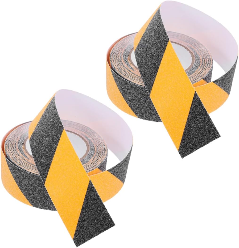 Pvc Anti-skid Tape 2 Rolls 10m X 50mm Non-slip Grip Tape for Indoor Outdoor Stairs Floor Safety Strip