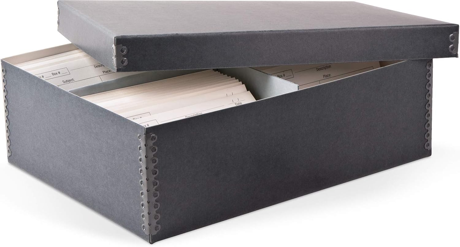 Gaylord Archival Blue/Grey High-Capacity Photo Storage Kit