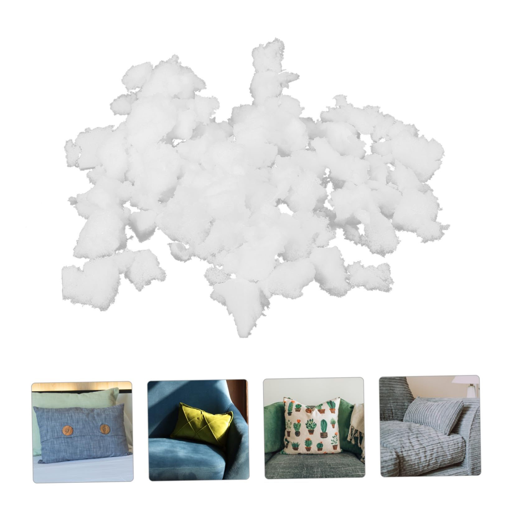 NUOBESTY Memory Schaum Füllmaterial Sofaschaumstoff Kissenfüllung Sitzsack Nachfüllung Weicher Schaumstoff Füllung Für Selbstgemacht Kissen Und Puppen