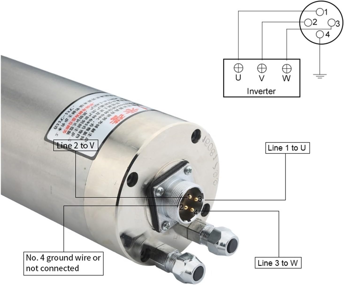 CNC スピンドル モーター水冷 110V 2.2KW 24000RPM 400Hz ER20 コレット -  GDZ80-2.2A|STEPPERONLINE 2.2kw スピンドル 水冷 CNC スピンドルモーター ER20 フライススピンドル AC220v 380v Φ80x215(2.