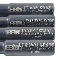 Vista 6 de HHIP 1001-0201 Juego de herramientas indexables, 2 cabezales de perforación, vástago R8, 4 barras de perforación