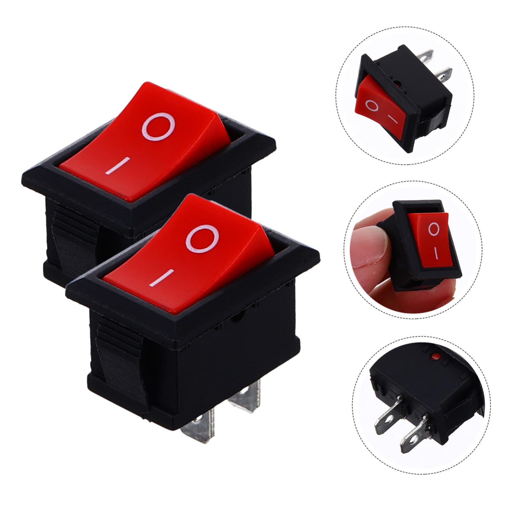 オンオフ追加 Amazon.co.jp: SKISUNO 10個船型スイッチ オンオフスイッチ