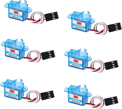 Micro Server 3.7g GH-S37D Mini Digital Servos Coreless Motor servo for Control Aircraft Flight DIY Robo RC Car Plane Helicopter Aeromodelling 6PCS