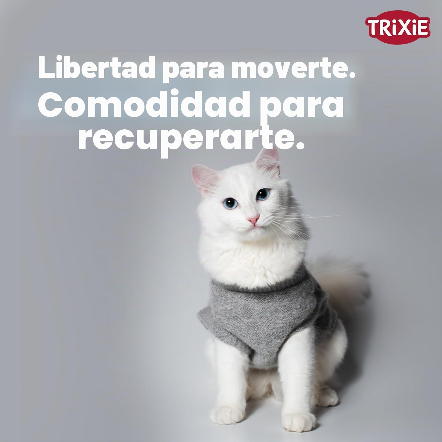Trixie Body Protector para Gatos, S–M, Gris