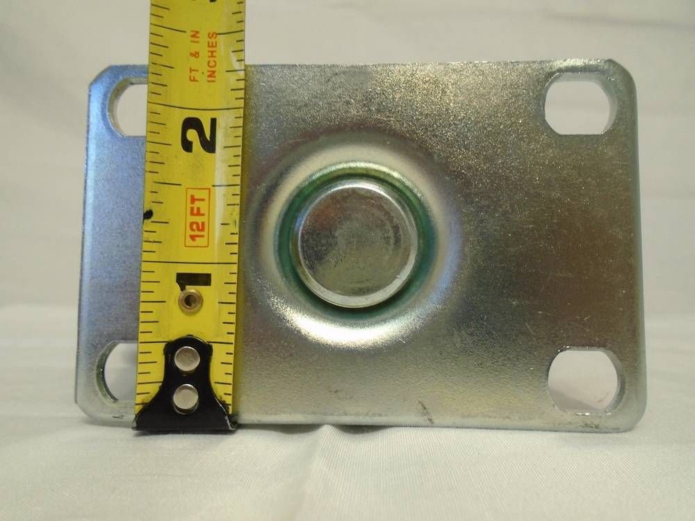 3" x 1 1/4" Swivel Casters Gray Polyurethane Wheel, Heat Treated Raceways, Supports 300 lbs Each (4)