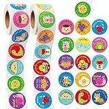BeYumi 1000Pcs Punny Reward Stickers for Kids Funny Motivational Teacher Stickers Inspiration Positi