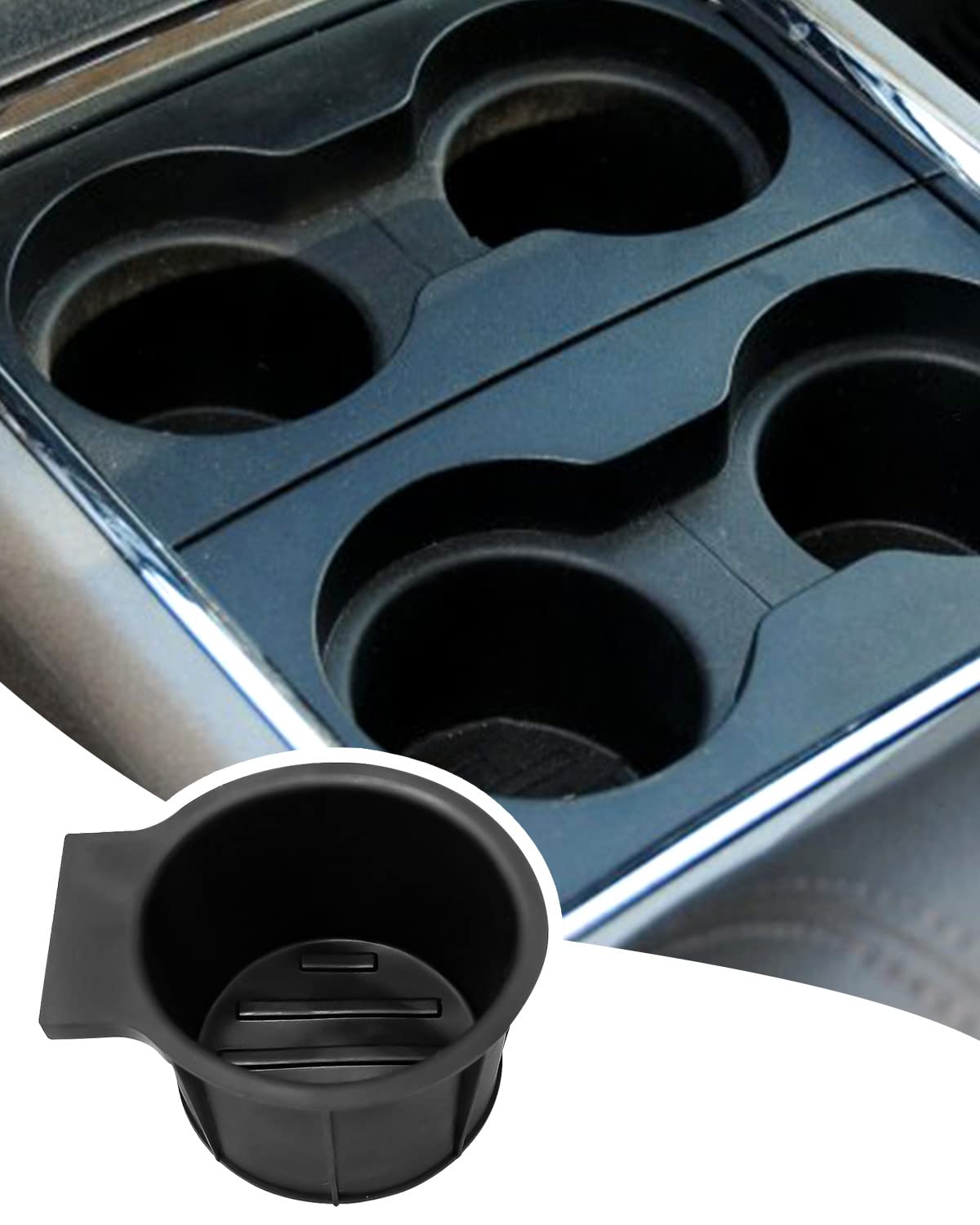 Cup Holder Insert Fit For Ford F250 F350 F450 F550 2011