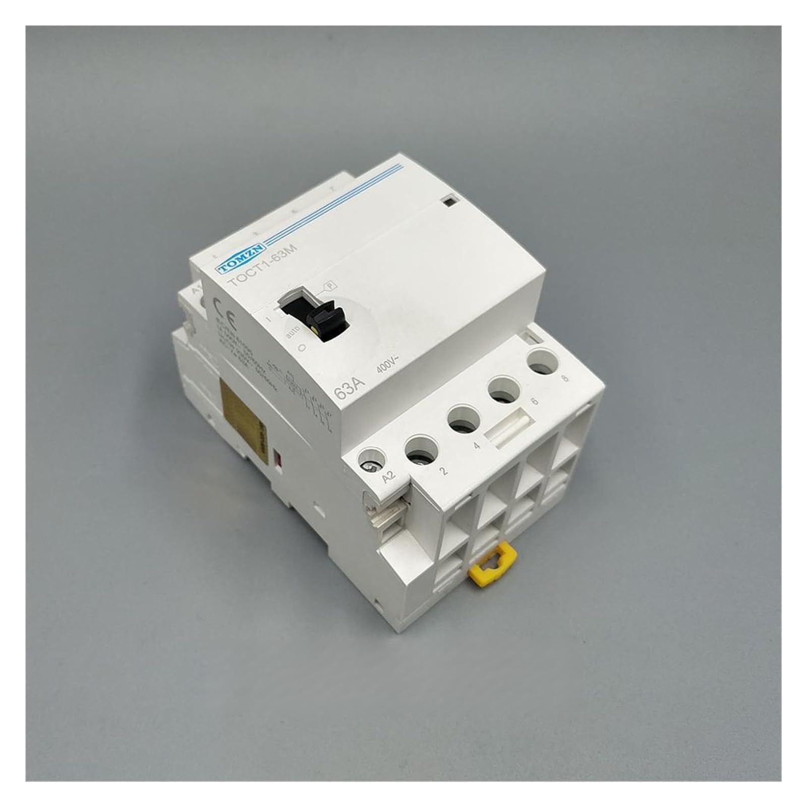 Contactor modular CA 63A 4P para carril DIN con control manual 4NO TOCT1 220V