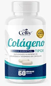 Celliv, Colágeno Tipo 2 I I 60 Cápsulas + Vitaminas Máximo 1 Ao Dia