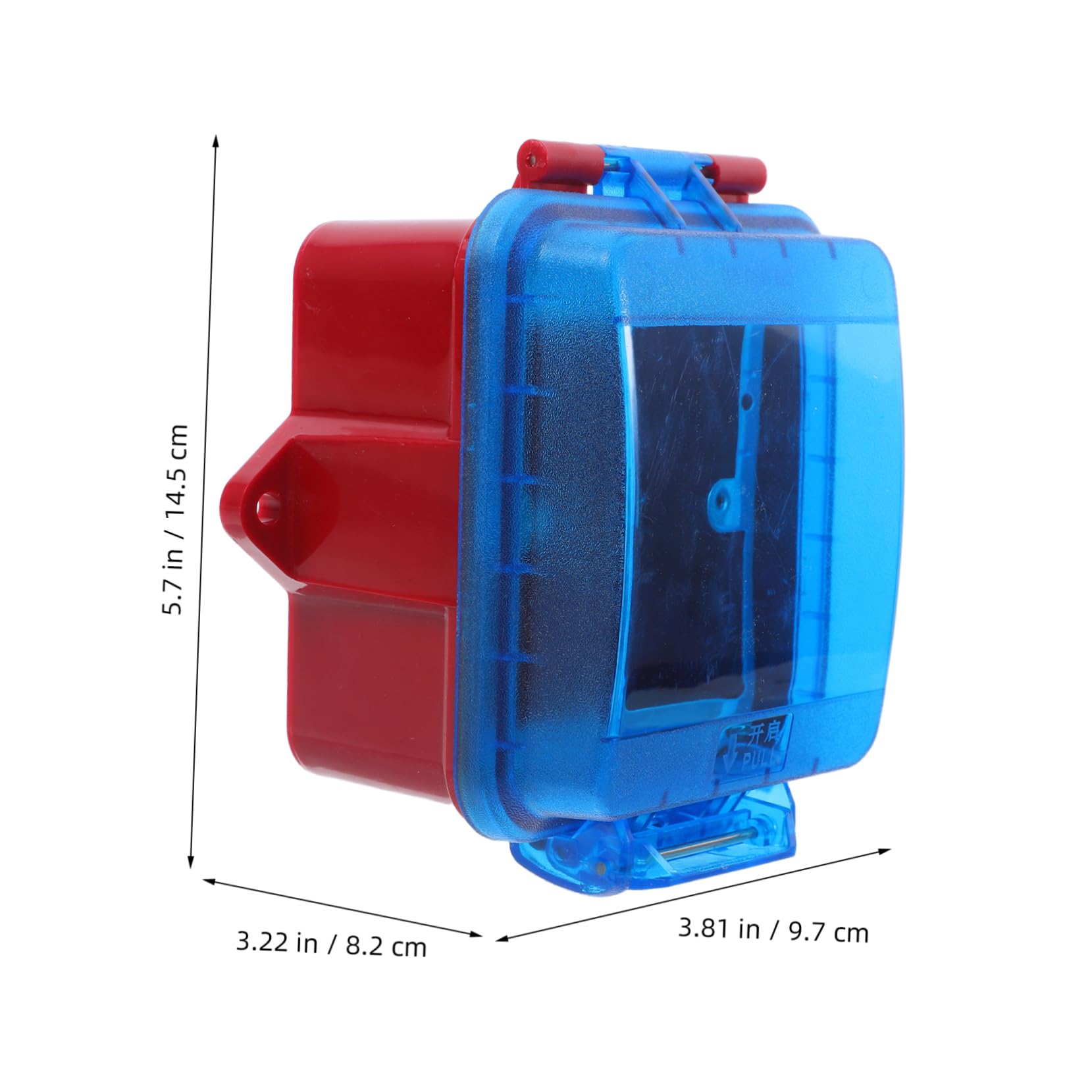 jojofuny Cubierta de Alarma contra Incendios Protectora para Boton de Emergencia Cubierta de Punto de Llamada Manual Compatible con Sistemas de Seguridad Hogares y Oficinas