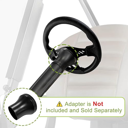 Miniatura 3 de Volante yo adaptador para carrito de golf de Club Car EZGO Yamaha Universal Volante o Adaptador para carrito de golf Club Car DS y Precedent