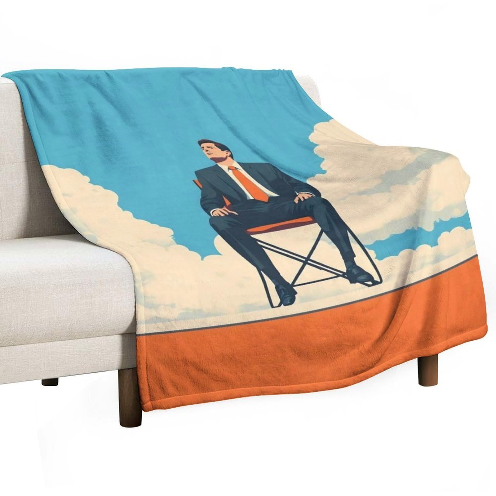 YHGSREUOH Office View (1) Flannel Blankets Fleece Soft Throw Lightweight Plush Gifts for Couch, Bed, Cozy Sofa Plush, Chair, Lovers 80x100cm(30x40in)