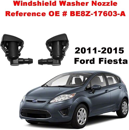 Miniatura 5 de ZHParty 7C3Z-17603-A - Boquilla de rociador de limpiaparabrisas para Super Duty 2011-2016, boquilla para limpiaparabrisas compatible con Ford 2008