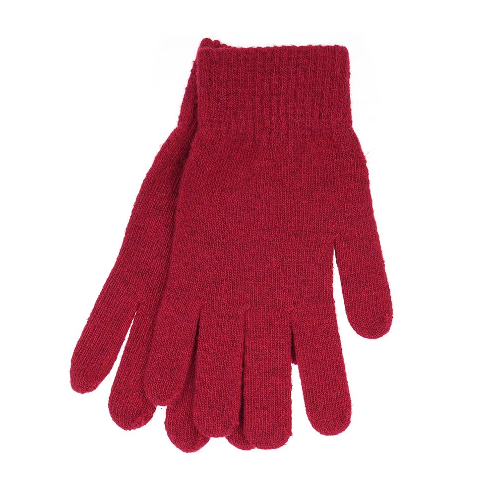 Undercover Ladies Thermal Wool Mix Magic Gloves GL139B Burgundy