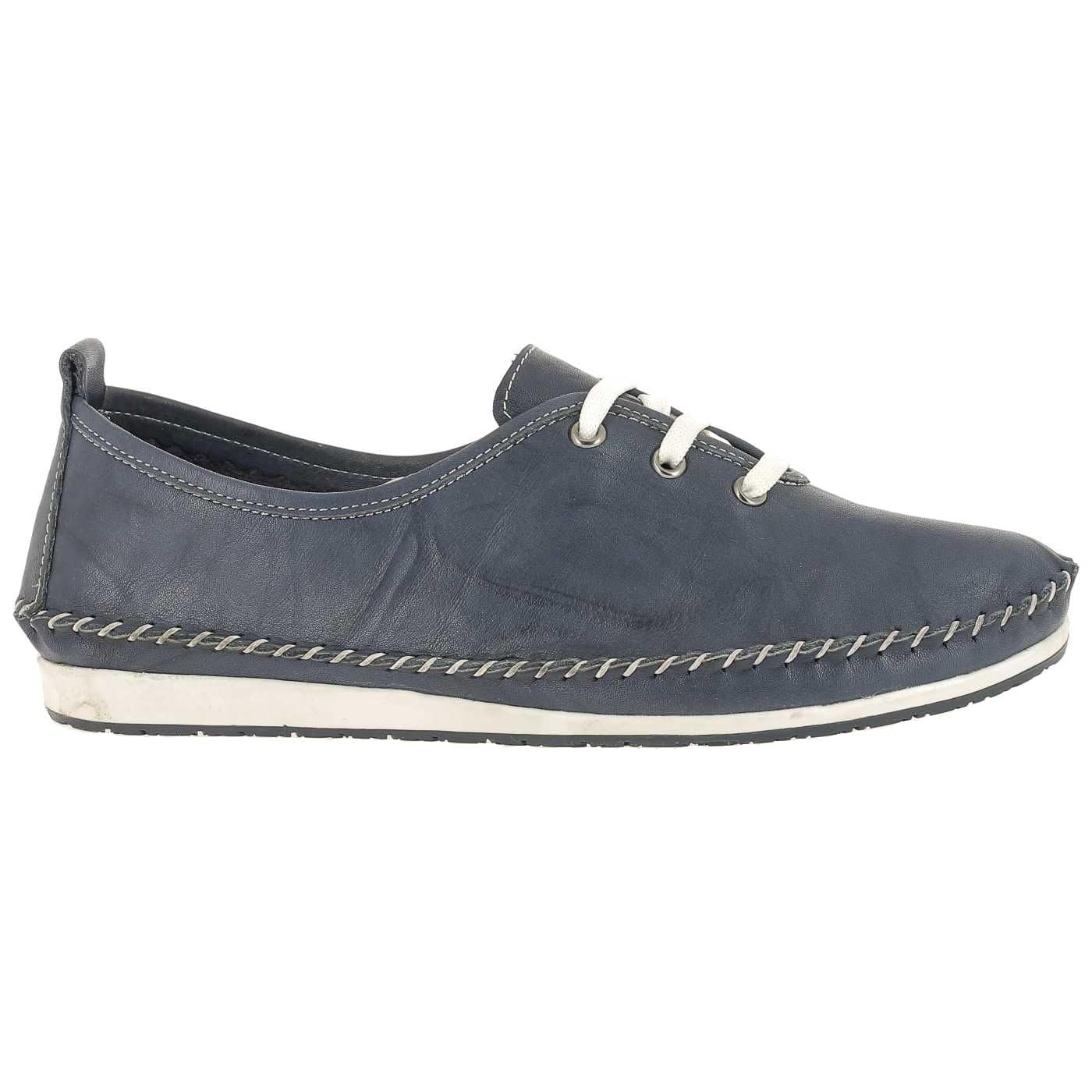 Andrea Conti Women's Lace-Up Trainers, D Blue, 7 UK