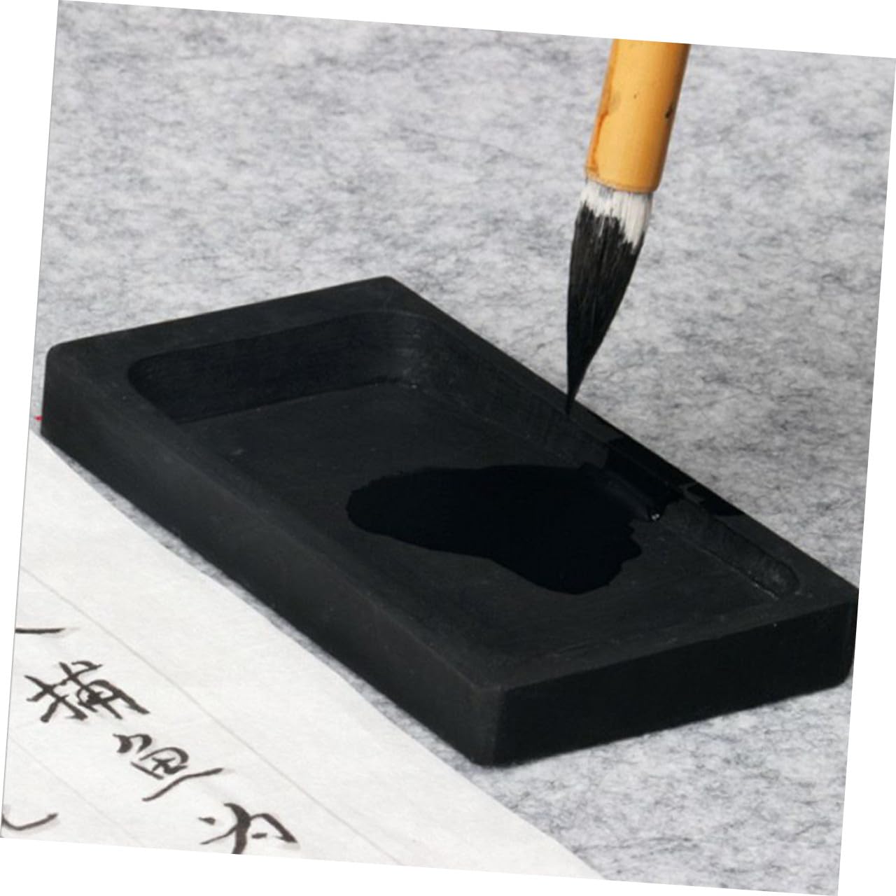 STOBOK 4sätze Kalligraphie Tintenstein Rechteckige Inkslab Für Zeichnen Und Schreiben Originalstein Tinte Leicht Und Tragbar Langlebig Und Praktisch Für Kreative Anwendungen