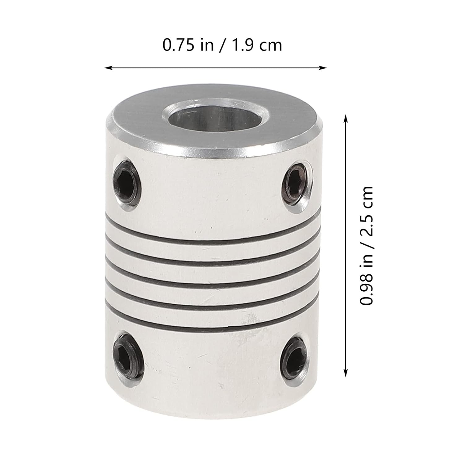 5pcs Flexible Coupling Motor Shaft Coupler Aluminum Alloy for Servo Motor Printer CNC Machine