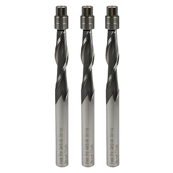 Foos - BEARING ISSUES *DISCOUNTED* Flush Cut Router Bits - 1/4 Shanks - USA Veteran Owned 3 Pack Up Cut