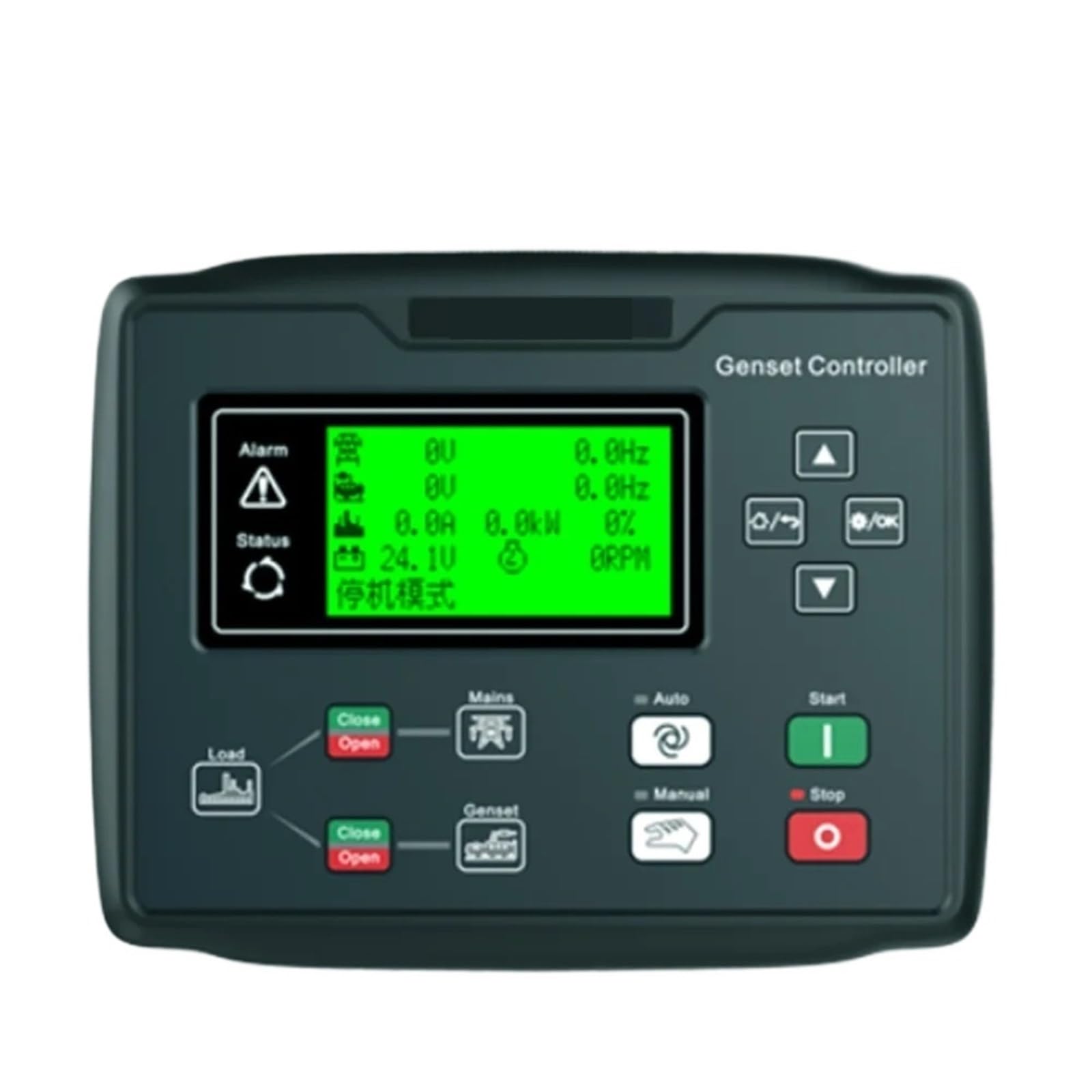 Jdilfunu Hgm6110n Controller Hgm6120n Generator Auto Start Stop Amf Control Module Monitor Engine For Parts 1Pcs(Hgm6110n)