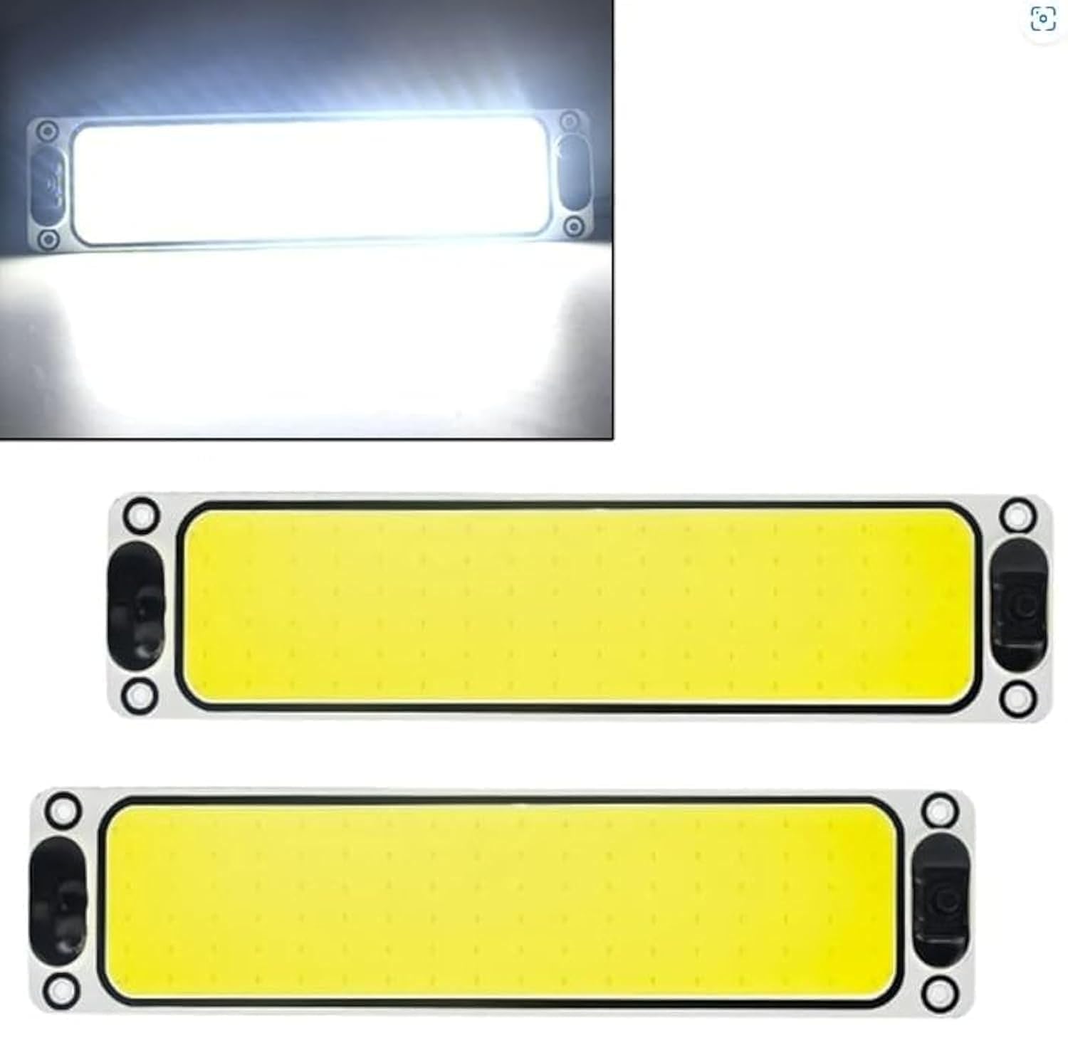 Karessories 2 Pieces COB LED Light 108 SMD Interior Reading Light Dome Light for Car Truck RV Boats SUV (Whte Light)